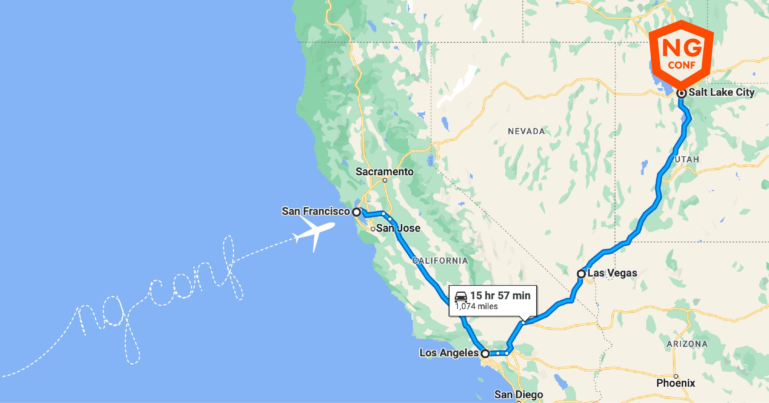 Traveling to ng-conf and visiting US for the first time